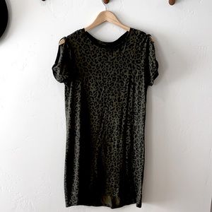 Tee dress animal print